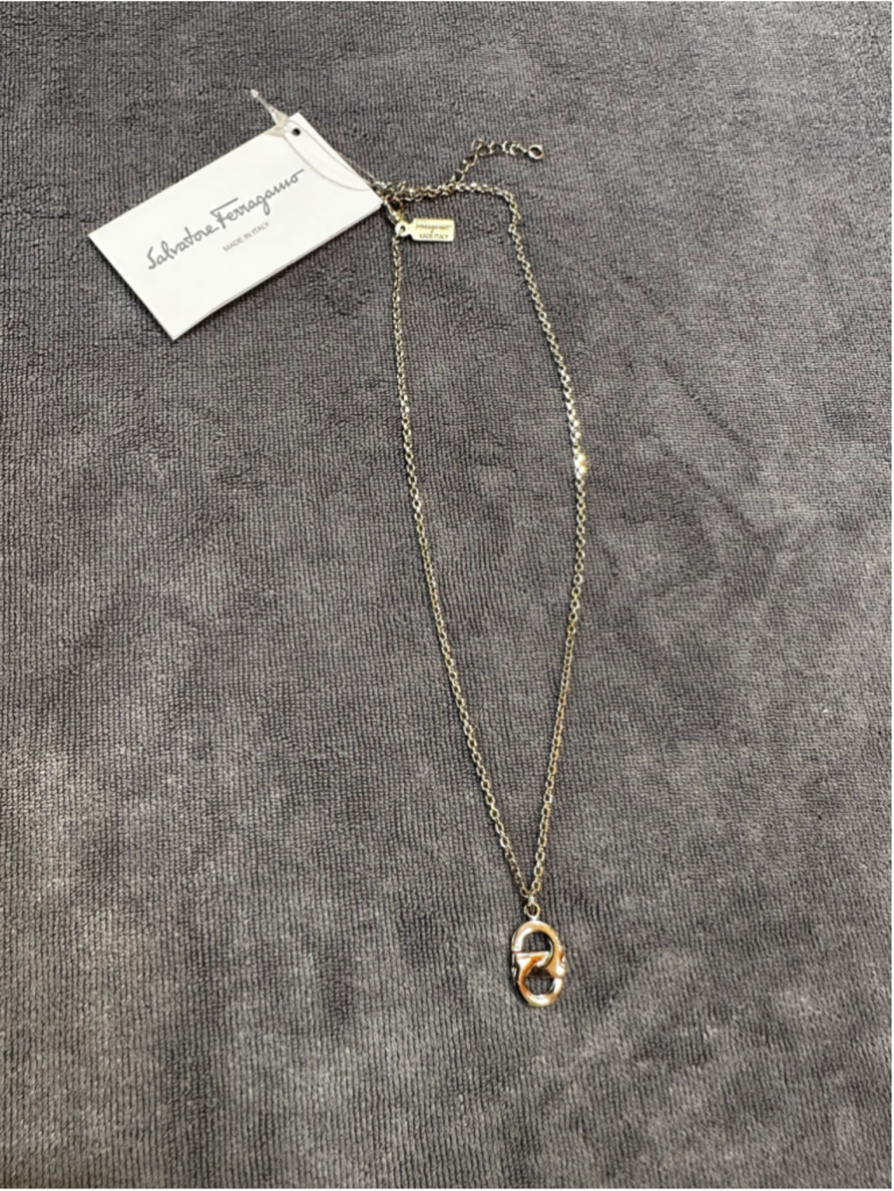 Salvatore Ferragamo Silver Necklace
